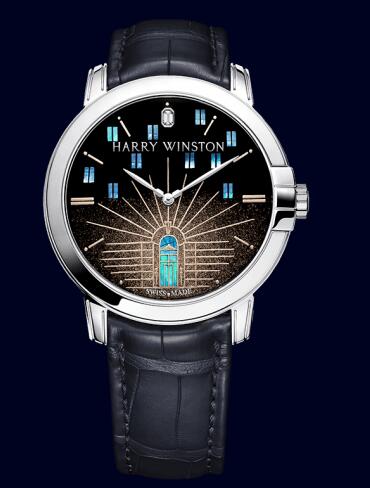 Harry Winston Midnight Yozora Automatic 42mm MIDAHM42WW003 Replica Watch